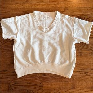 We The Free Kids Off-White V-Neck Tee